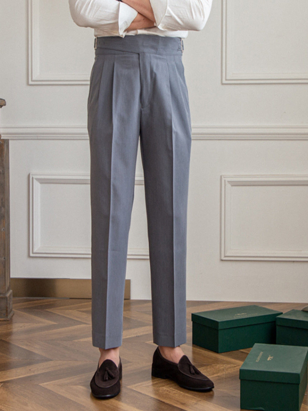 Italian Gurkha Pants Side View