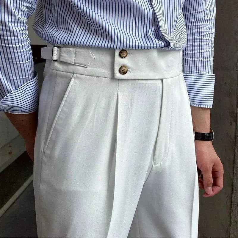 Back View of Italian Suit Pants