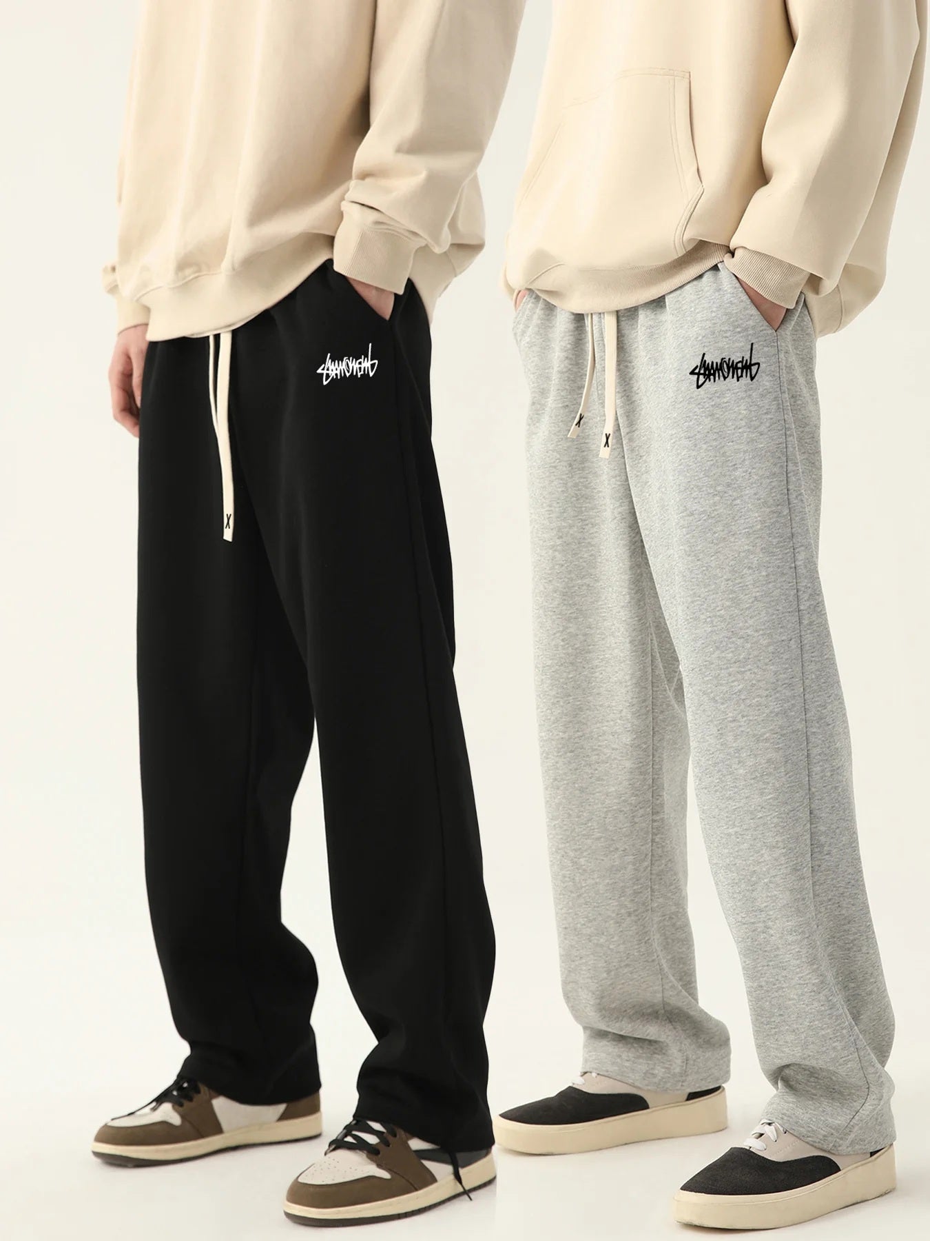 Loose Fit Sweatpants Side View